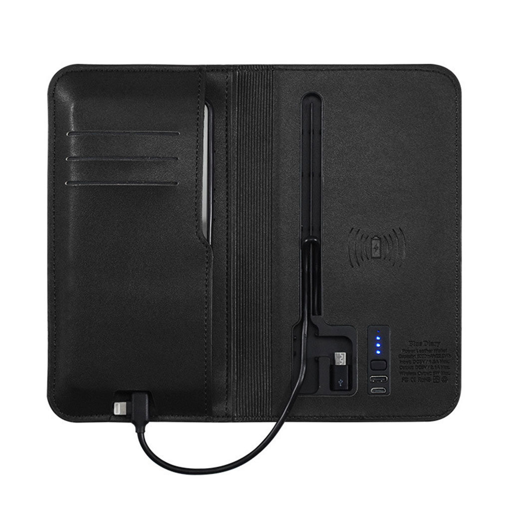 پاوربانک تبلیغاتی مدل کیف پول چرمی کد PB-109 - تصویر 1